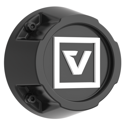 VCAP1 TALL CAP WHITE LOGO 35MM SATIN BLACK