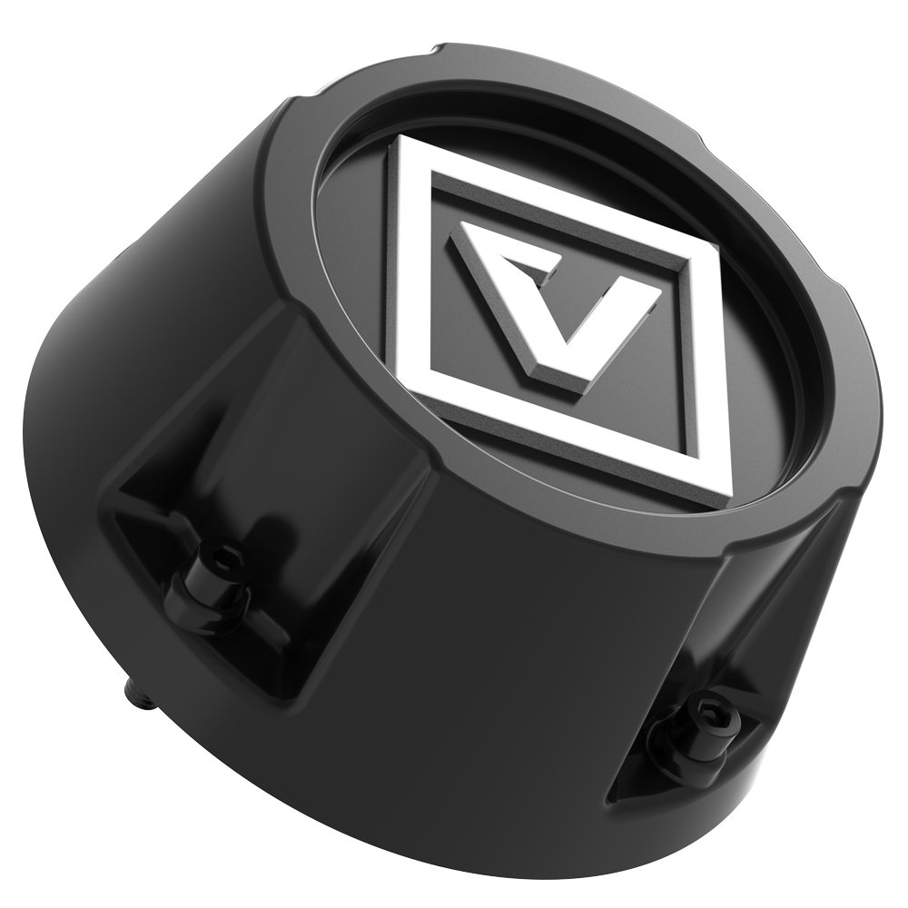 VCAP1 TALL CAP WHITE LOGO 35MM SATIN BLACK