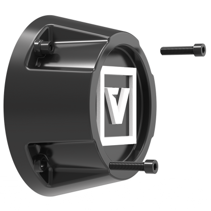 VCAP1 TALL CAP WHITE LOGO 35MM SATIN BLACK