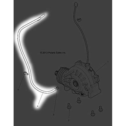 Polaris RZR Fuel Line, 85 cm, Genuine OEM Part 8450003-85, Qty 1