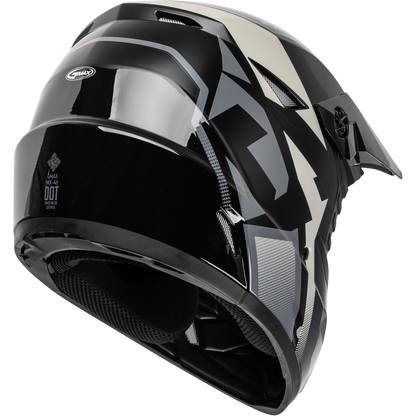 Mx 46 Compound Helmet Black/Grey/White 2x