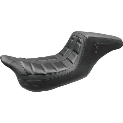 Mustang 08-21 Harley Electra Glide,Rd Glide,Rd King, Str Glide Squareback 1PC Seat - Black