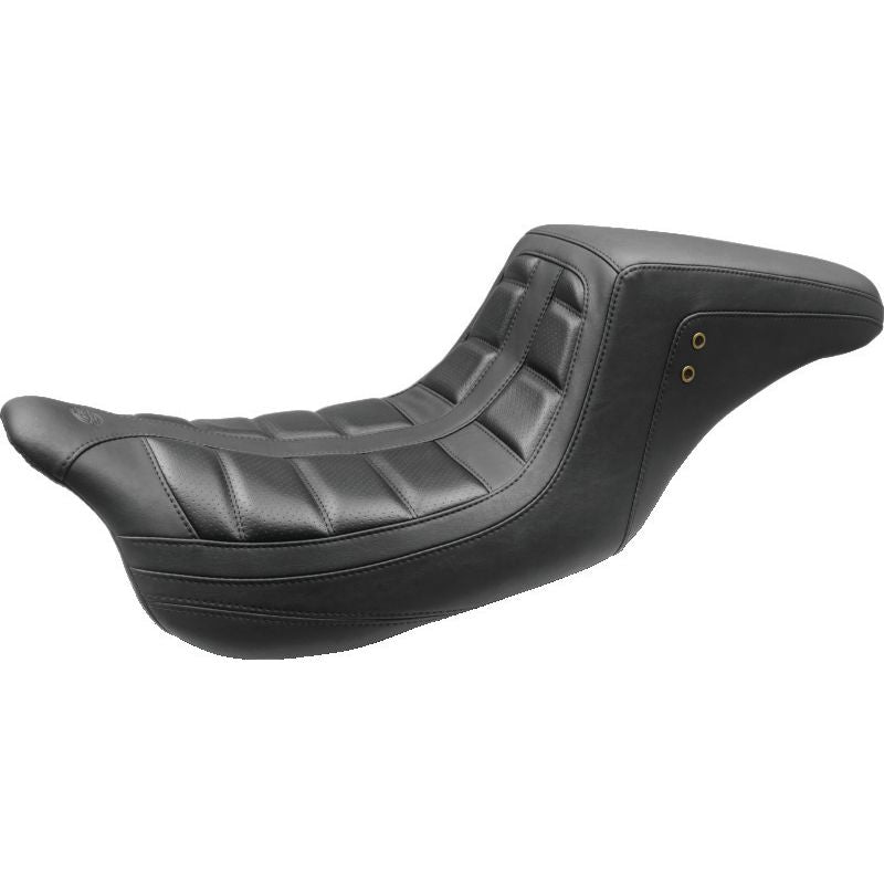 Mustang 97-07 Harley Rd King,06-07 Str Glide,00-05 Eagle Wide Tripper Solo Seat - Brown