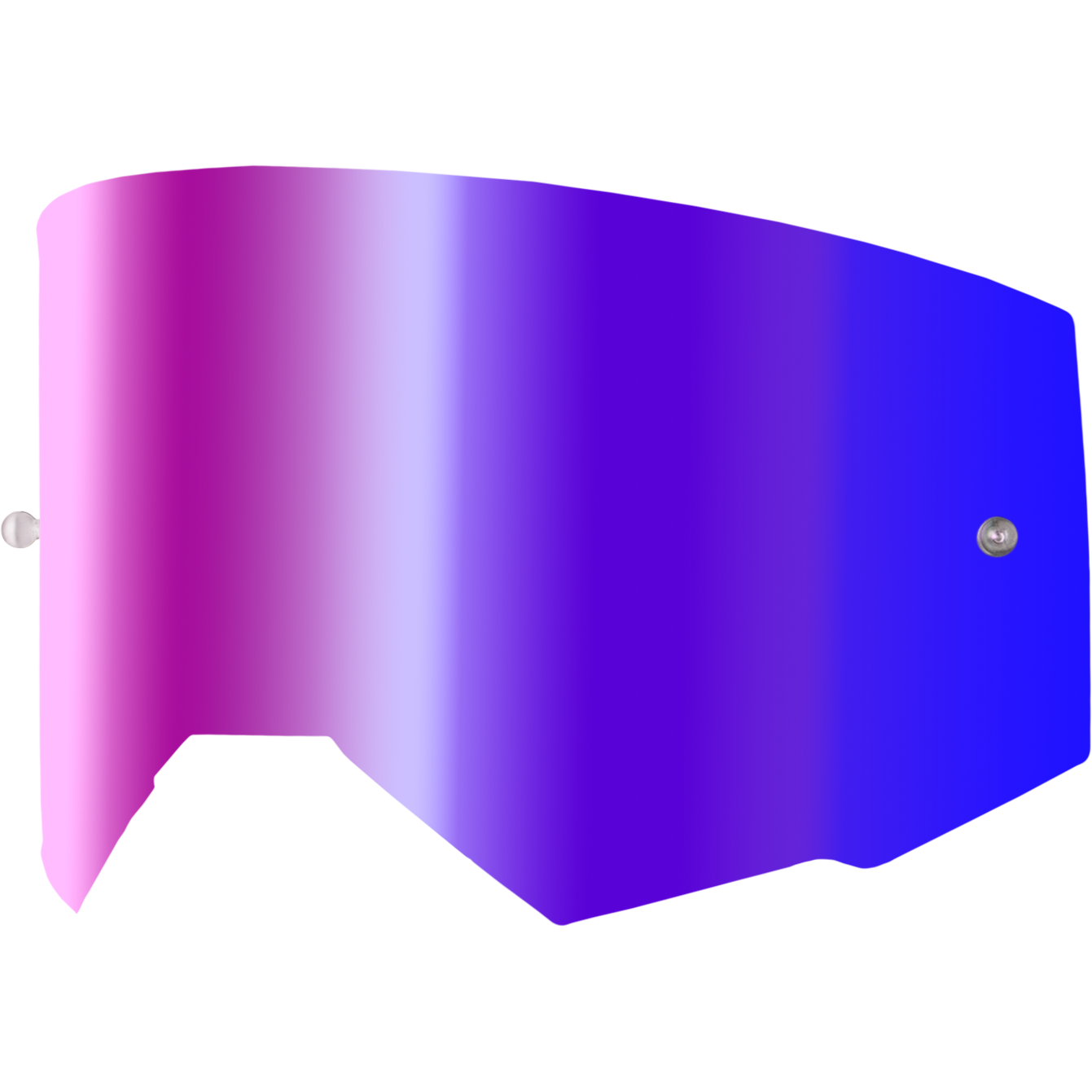 Zone Elite Injctd Lens W/ Post W/ Iridescent Red Mir/Smk Lens