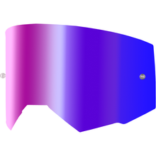 Zone Elite Injctd Lens W/ Post W/ Iridescent Red Mir/Smk Lens