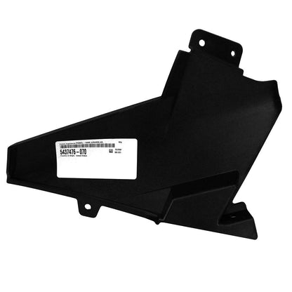 Polaris ATV Side Panel, Lower, Left, Gloss Black, Genuine OEM Part 5437476-070, Qty 1
