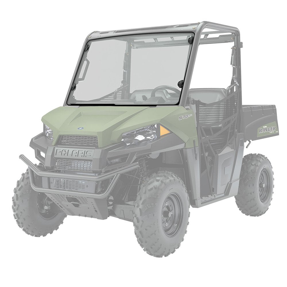Polaris Off Road Polycarbonate Full Windshield, Clear