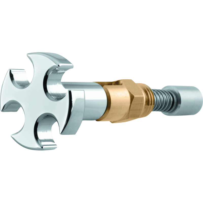 Bikers Choice S&S B E G Chrome Cross Enrichener With Chrome Cross Knob