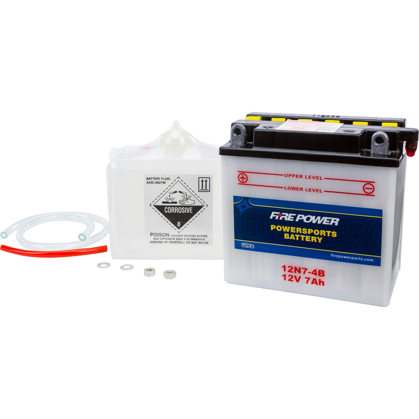 Battery W/Acid 12n7 4b 12v