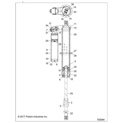 Polaris RZR Eyelet, Genuine OEM Part 1501174, Qty 1