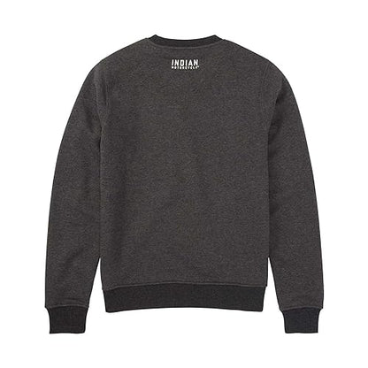Indian Motorcycle Women's Contrast Ribbed Sweatshirt, Gray - L - 283343106