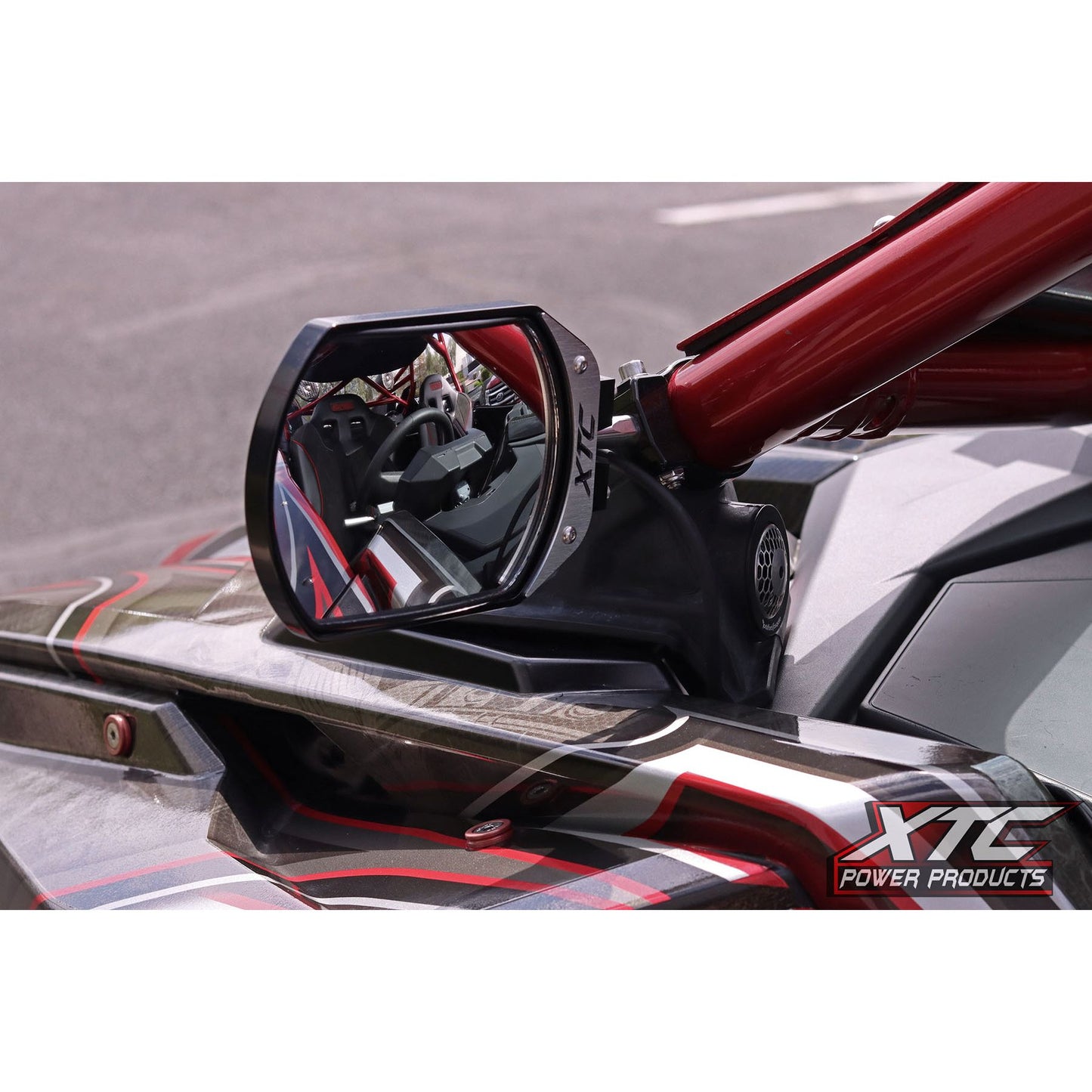 Side Mirrors W/2.00 Clamp Roll Cage Bar Clamp 2.00