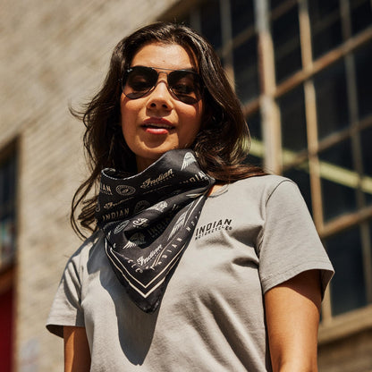 Indian Motorcycle Logo Bandana Black - 2833374