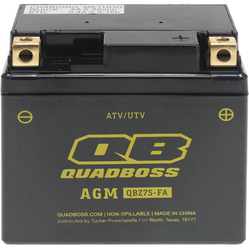 QuadBoss Maintenance-Free AGM Battery QBSZ7S-FA