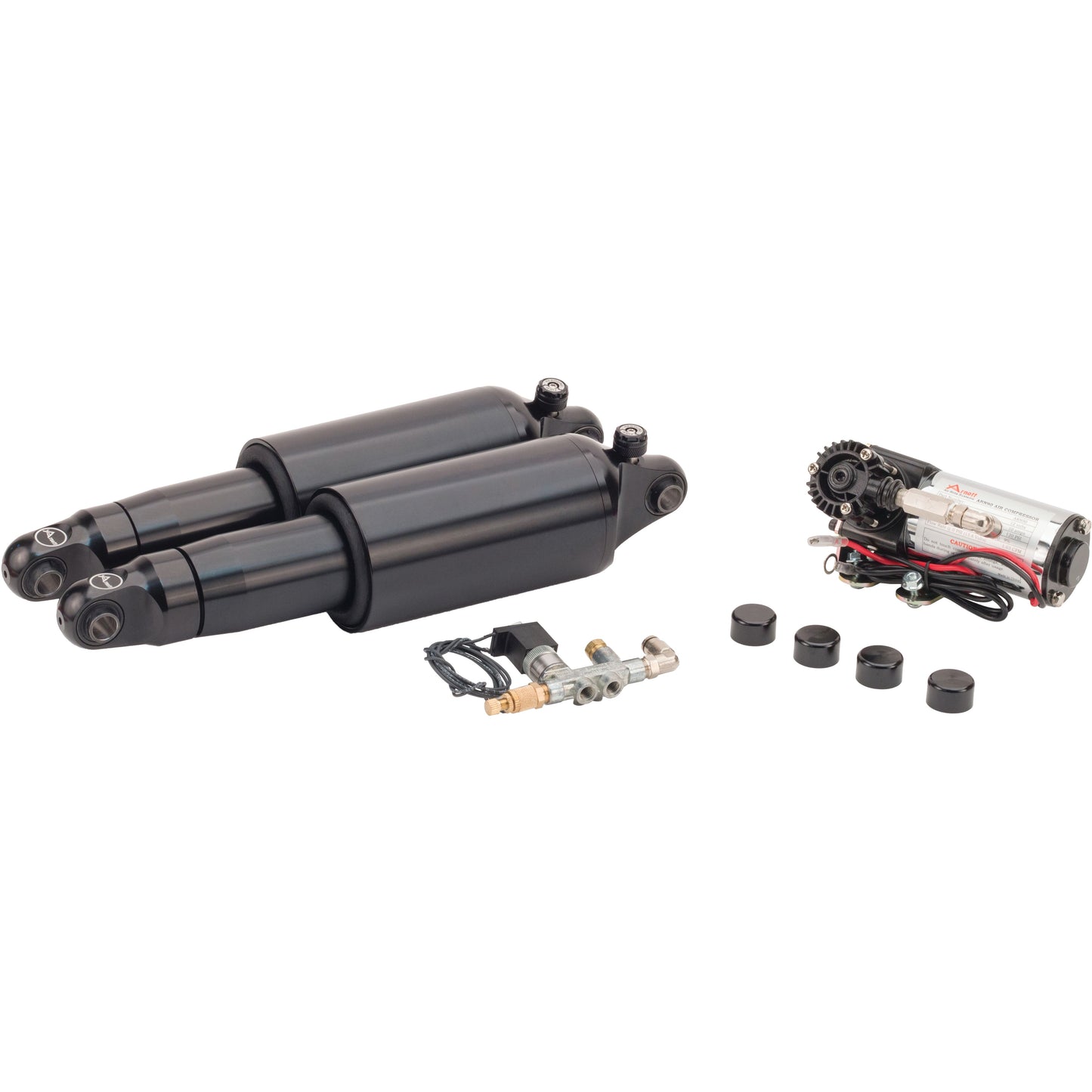Air Shocks Fox Series Blk Vrod W/Rebound