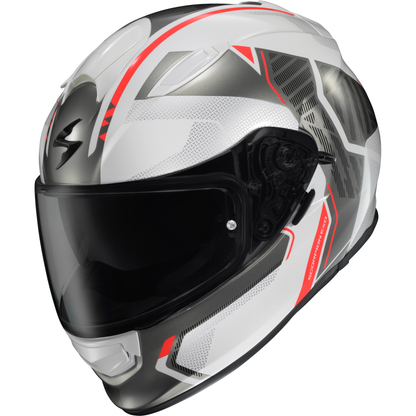 Ryzer Full Face Helmet Switch White/Grey Lg
