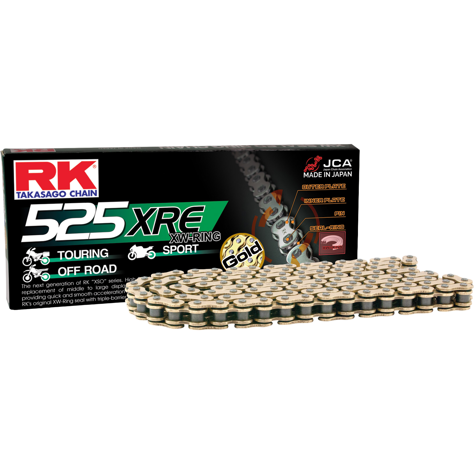 Gb525xre Drive Chain Gold 525 X 135