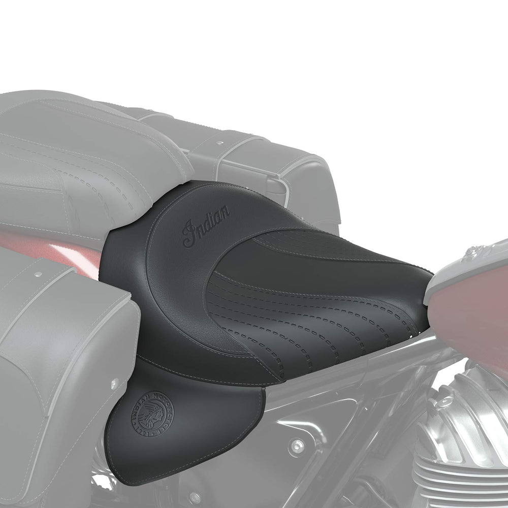 
                      
                        Indian Motorcycle Reduced Reach Solo Seat, Black - 2884643-VBA
                      
                    