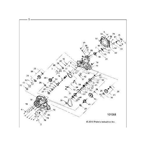 
                      
                        Polaris ATV Trans Assembly, 850, Boss/Luk, Genuine OEM Part 1334289, Qty 1
                      
                    