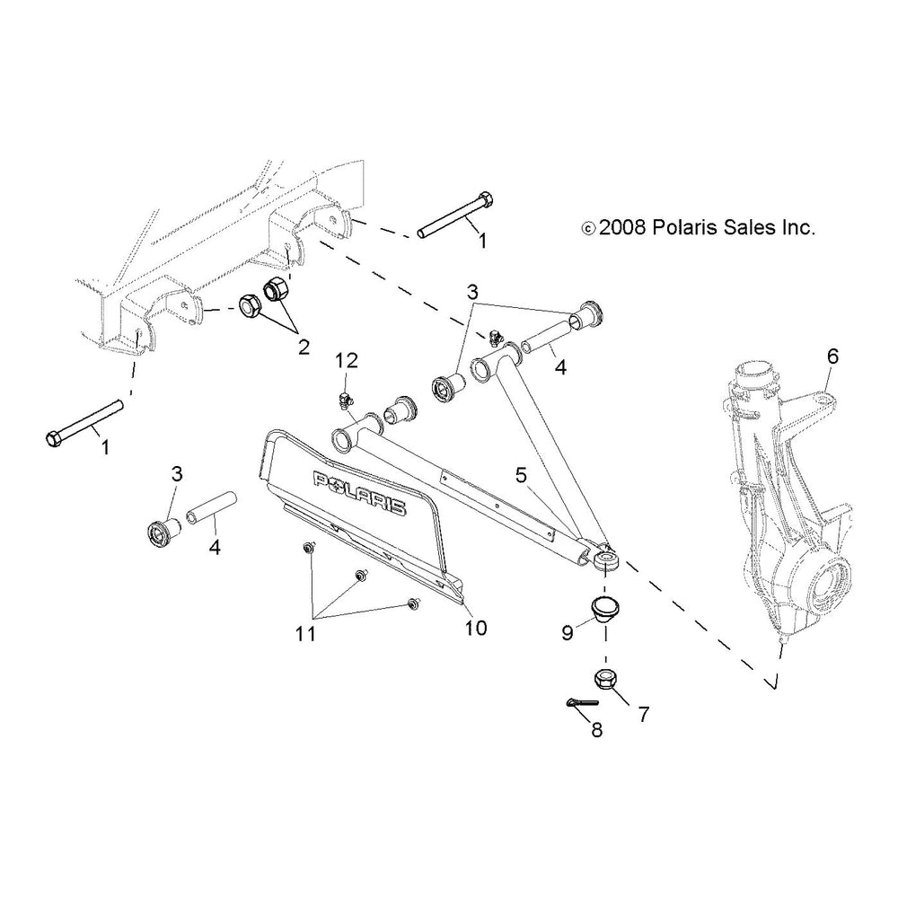 
                      
                        Polaris Ranger Right Hand Weld A Frame, Matte Black, Genuine OEM Part 1542945-458, Qty 1
                      
                    