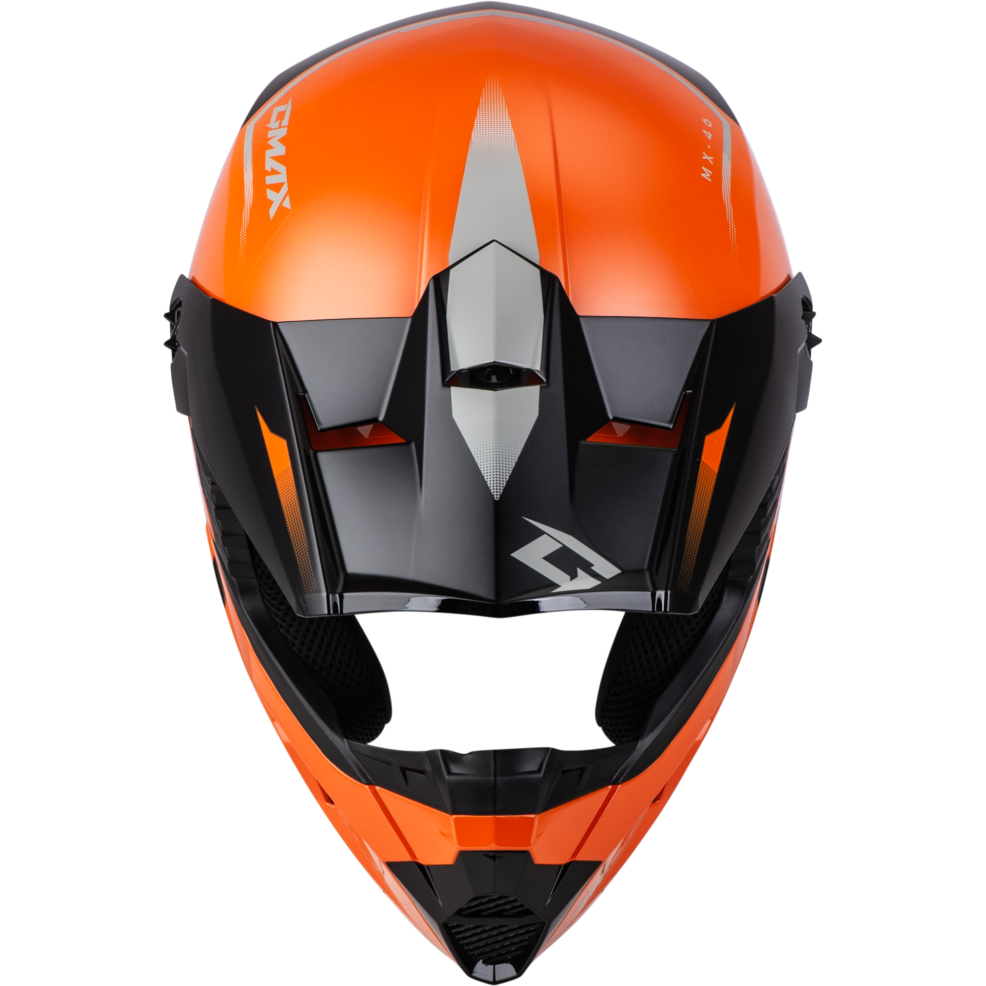 Mx 46 Compound Helmet Orange/Black/Grey Yl