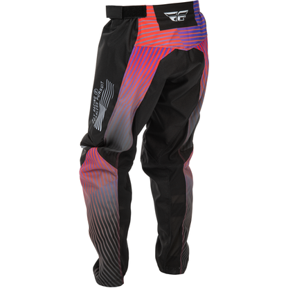 Youth F 16 Pants Black/Red/Purple Sz 22