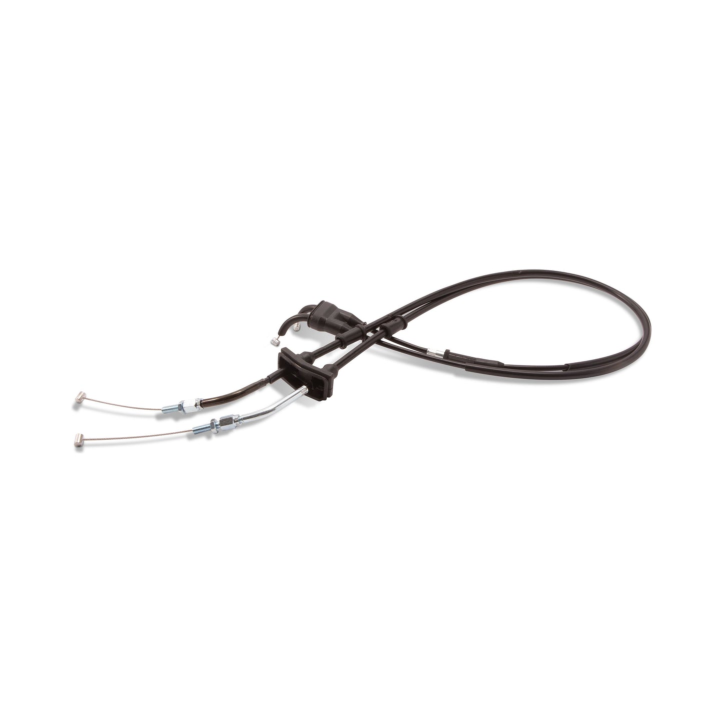 Black Vinyl Throttle Push Pull Cable Set