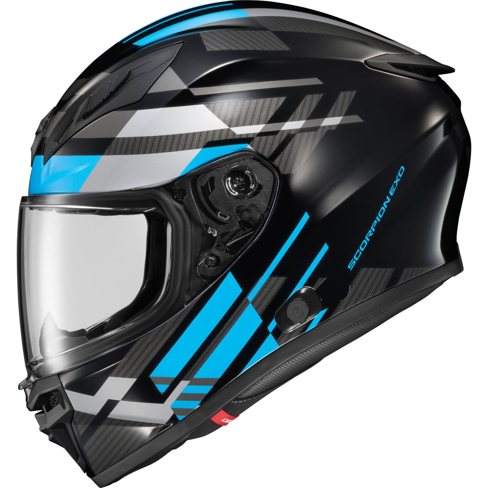 Exo R430 Full Face Helmet Paradox Light Blue Md