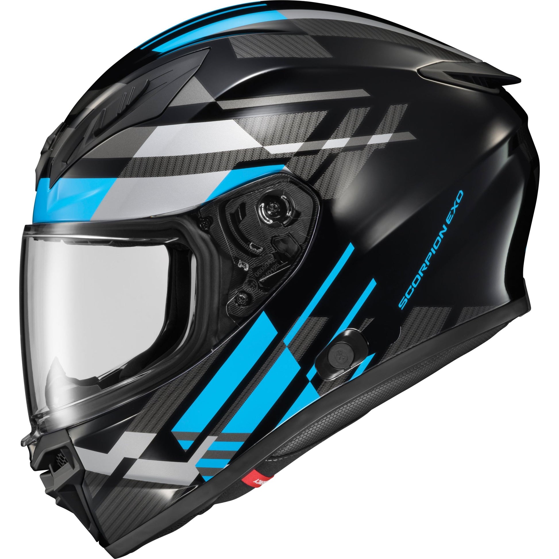 Exo R430 Full Face Helmet Paradox Light Blue Lg