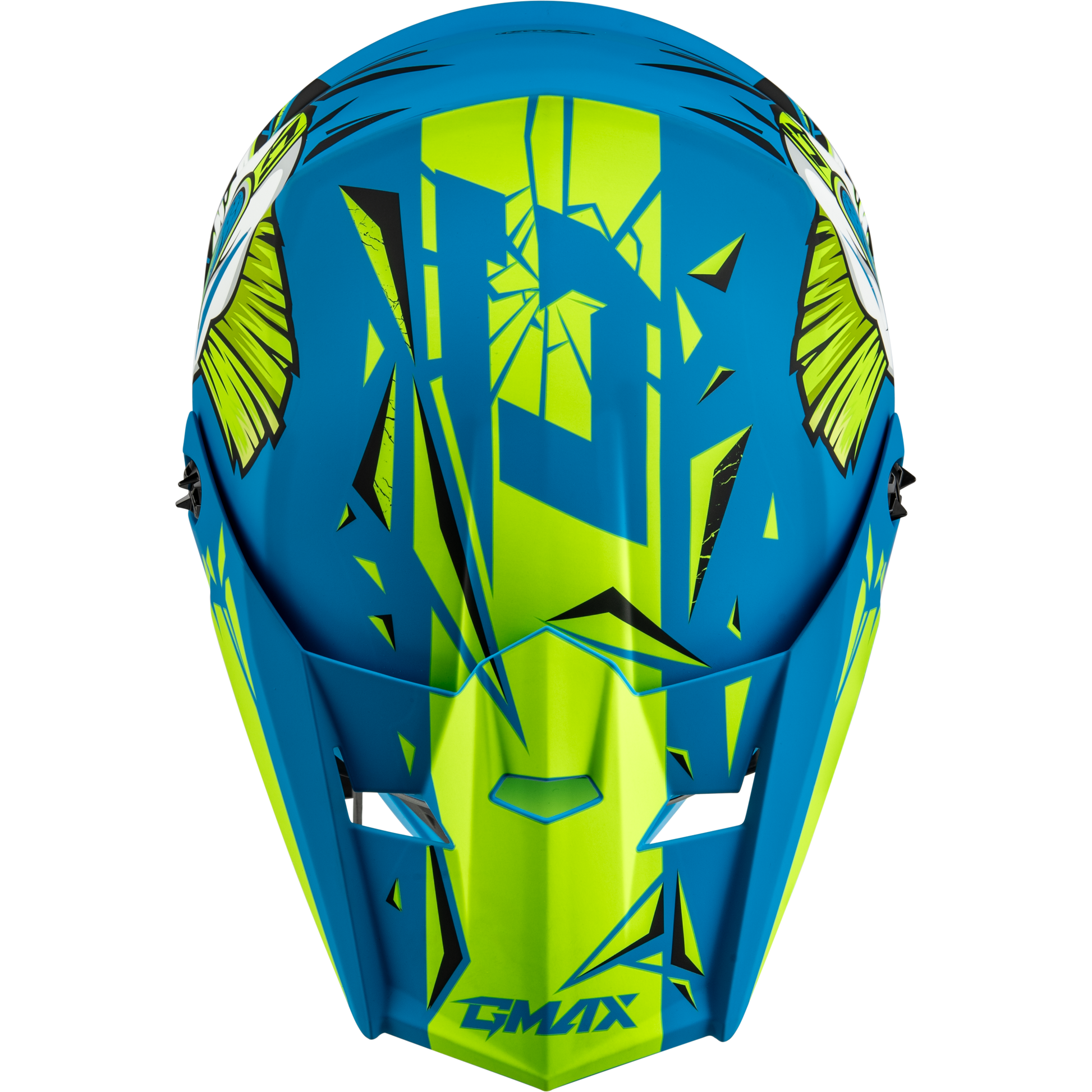 Youth Mx 46y Unstable Helmet Matte Blue/Green Yl