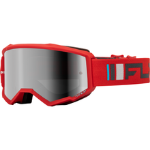 Youth Zone Goggle Red/Charcoal W/ Silver Mirror/Smoke Lens