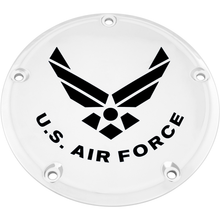 7   M8 Flt/Flh Derby Cover Air Force Chrome
