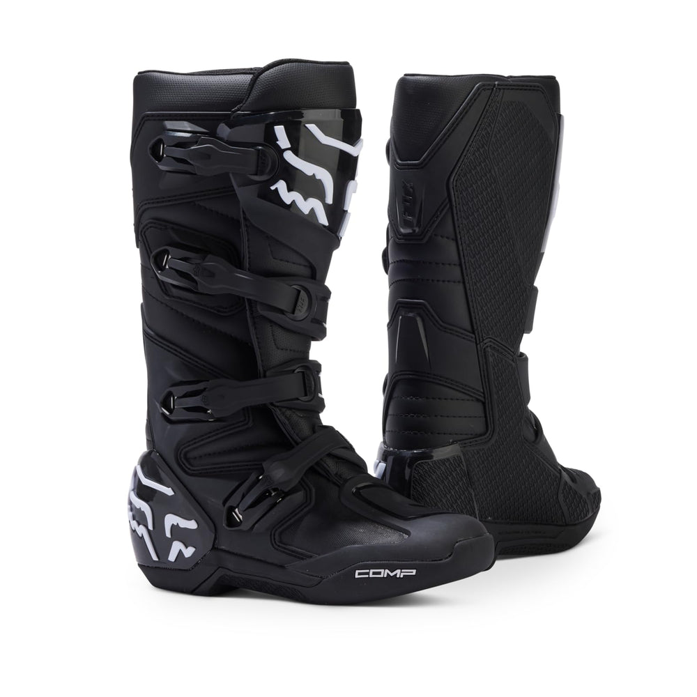 FOX RACING YOUTH COMP MOTOCROSS BOOTS, BLACK, 1