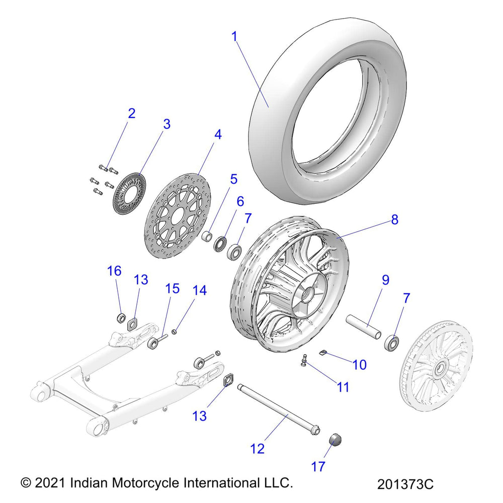 
                      
                        Victory Motorcycles Indian Motorcycle Axle Adjuster, Genuine OEM Part 5138890, Qty 1
                      
                    