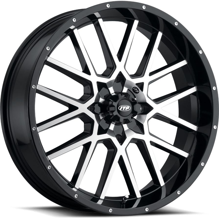 Hurricane Black/Machined 18x6.5 4/137 4 + 2.5 (+10mm)