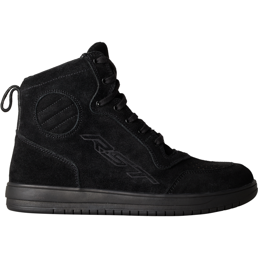 Hitop Moto Sneaker Ce Boot Black Suede  Sz 7
