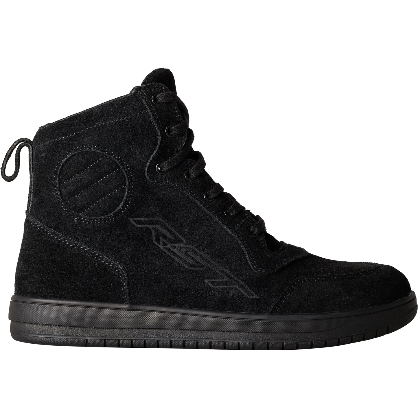 Hitop Moto Sneaker Ce Boot Black Suede  Sz 7