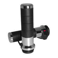Titan X Heated Grips Chrome Electric Throttle