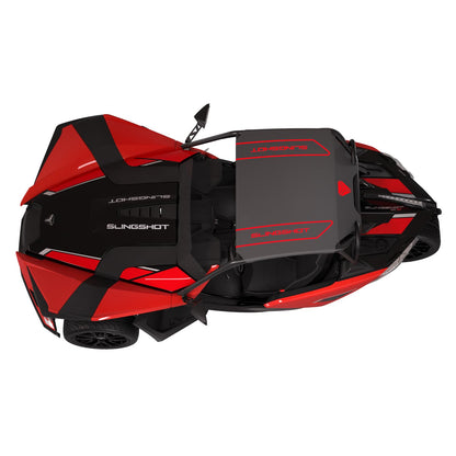 Polaris Slingshot Excursion Top Canvas Roof, Red, for Specific Signature LE, R, S, SL, SLR and Roush Edition Models, Includes Canvas Only, Easy Install, Sun and Weather Protection - 2890564