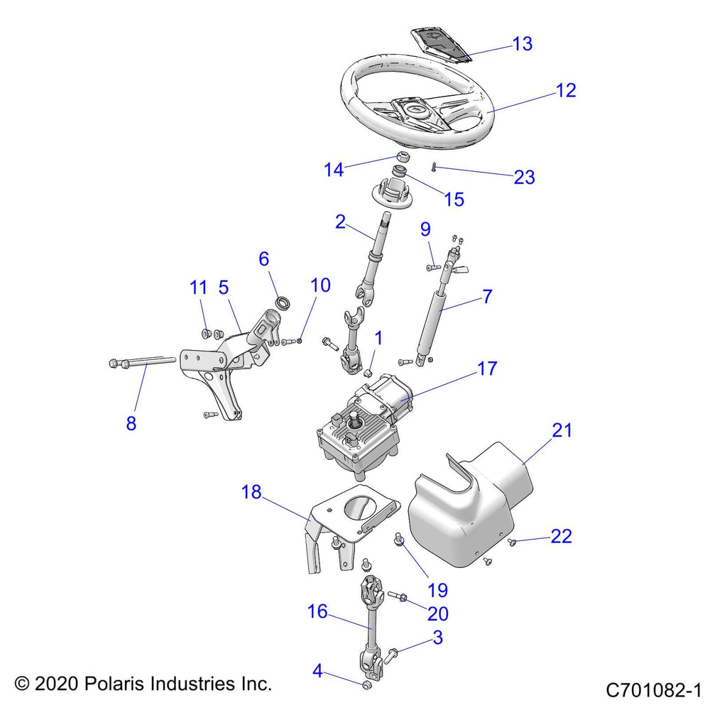 
                      
                        Polaris Ranger 2.0T Power Steering Assembly, RZR, Genuine OEM Part 2414873, Qty 1
                      
                    