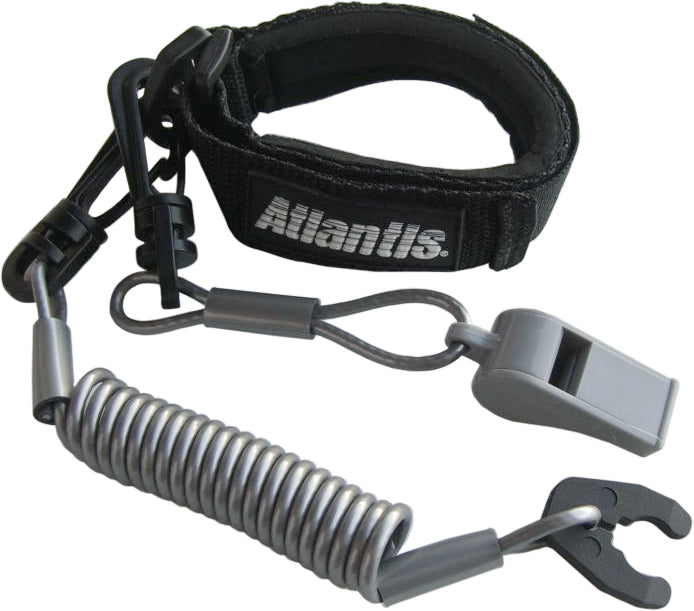 Pro Floating Wrist Lanyard Yellow W/Whistle