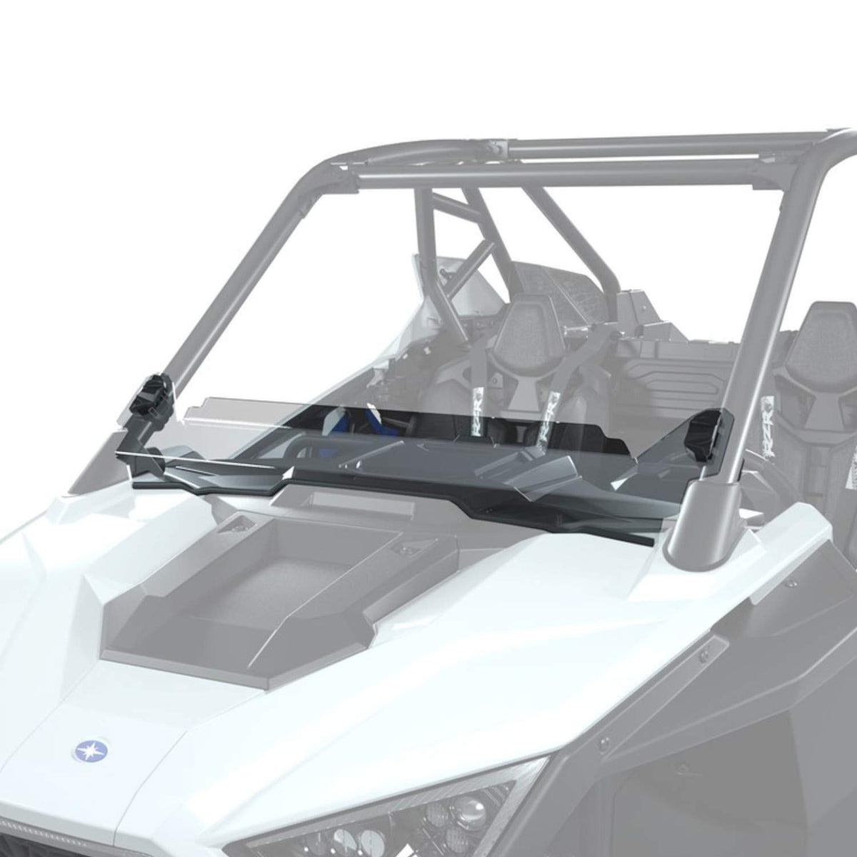 Pro Ride Low Windshield Polaris 2884746 Hard Coat Poly Lock & Ride Low Half Windshield RZR Pro ...
