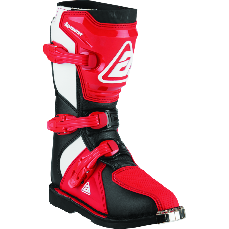 Answer AR1 Boot Black/Red Youth Size - 6