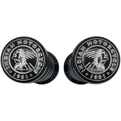 Indian Select Handlebar Black Grips, Pair - 2882828-468