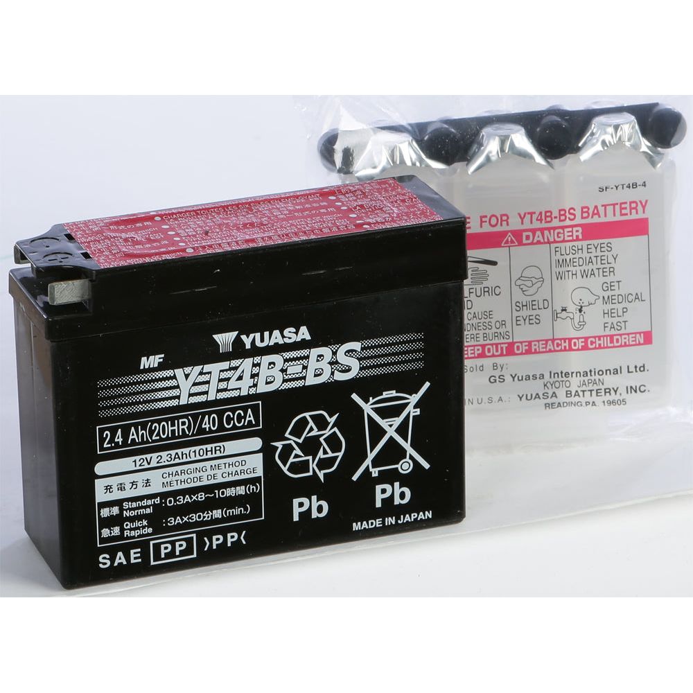 Battery Yt4b Bs Maintenance Free