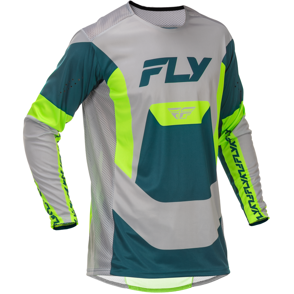 Lite Jersey Grey/Lime/Teal Md