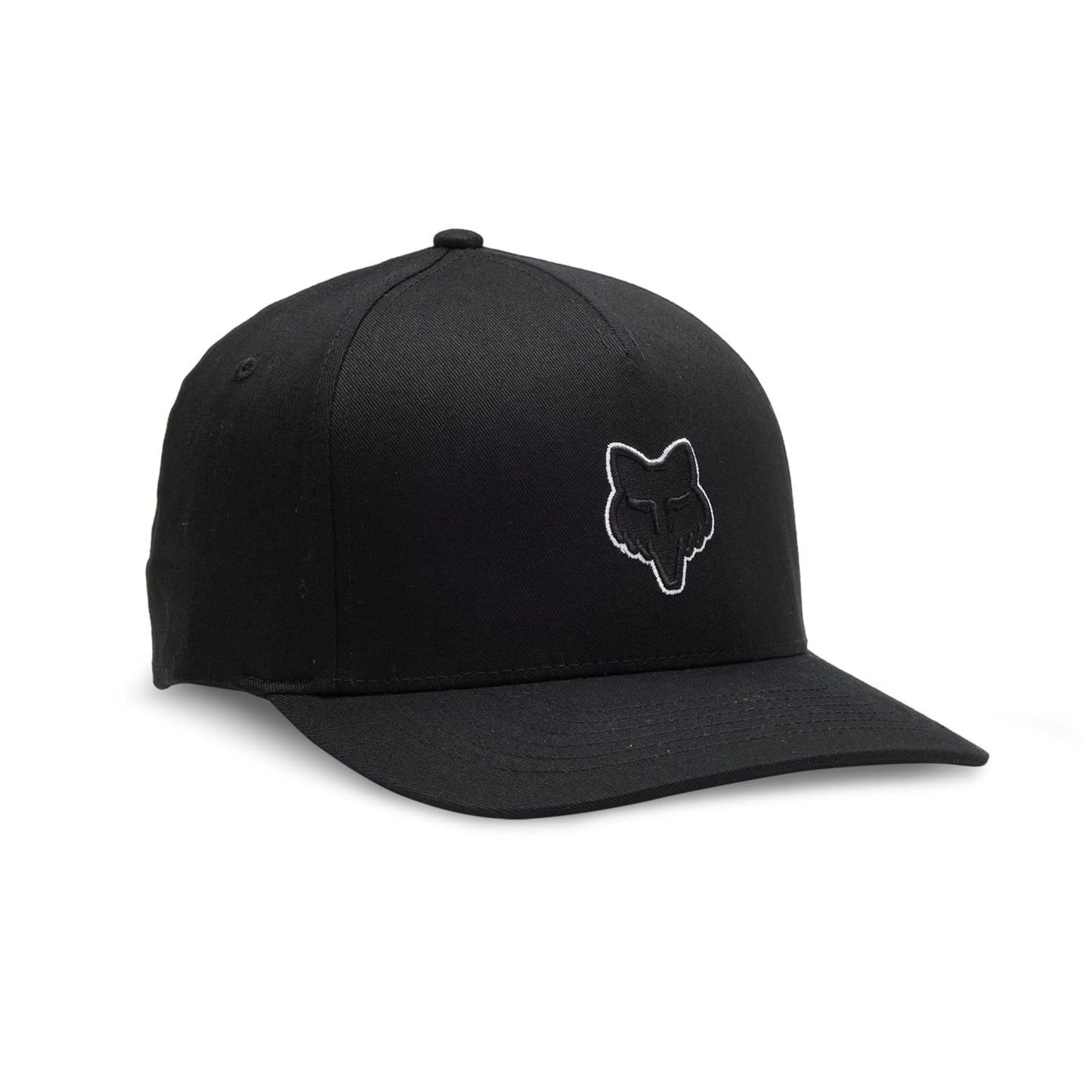 Fox Racing Men's Standard Fox Head Flexfit HAT, Black, Small