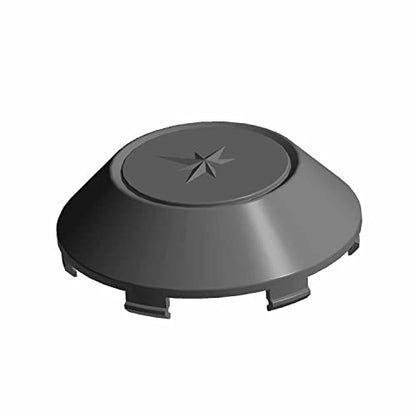 Polaris RZR Flush Rim Center Cap, Flash Black, Genuine OEM Part 1523153-655, Qty 1