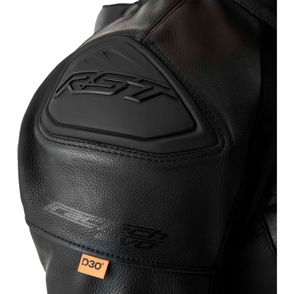 Tractech Evo D3o Jacket Black Leather Xl