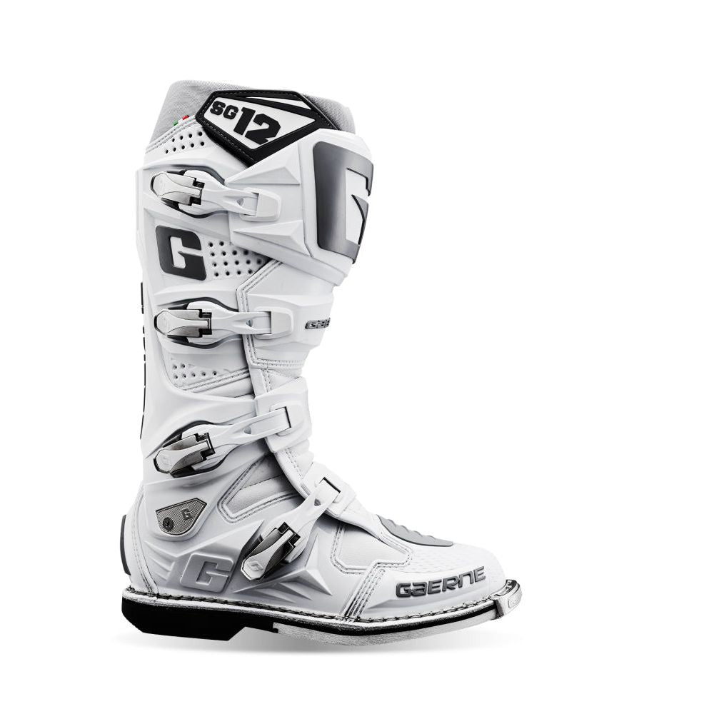 Gaerne SG12 Boot White Size - 10.5